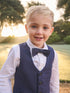 Angel & Rocket Blue Maddox Smart Waistcoat Set - Angel & Rocket Blue Maddox Smart Waistcoat / 10 Years (140cm)