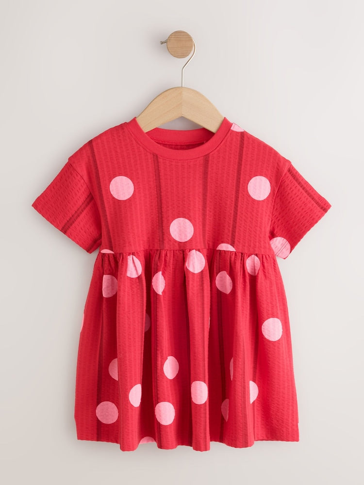 Red Pink Polka Dot