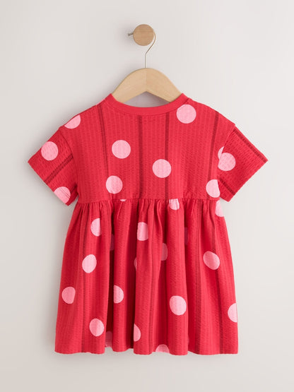 Red Pink Polka Dot