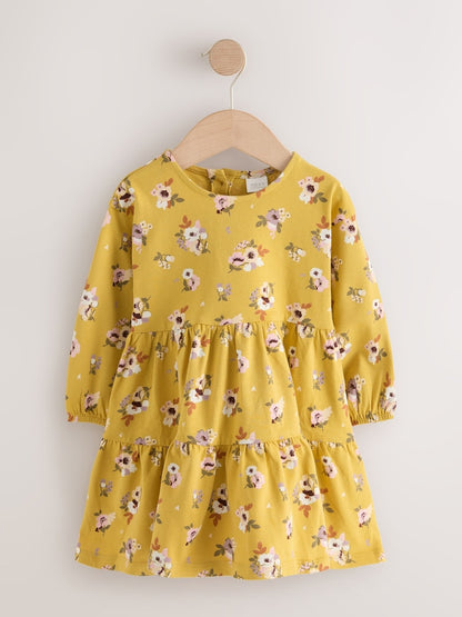 Ochre Yellow Floral