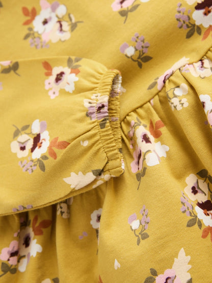 Ochre Yellow Floral