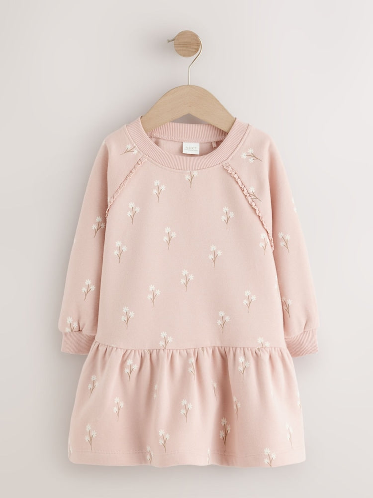 Cream Pink Ditsy Floral