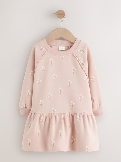 Cream Pink Ditsy Floral