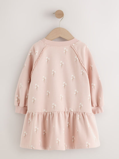 Cream Pink Ditsy Floral