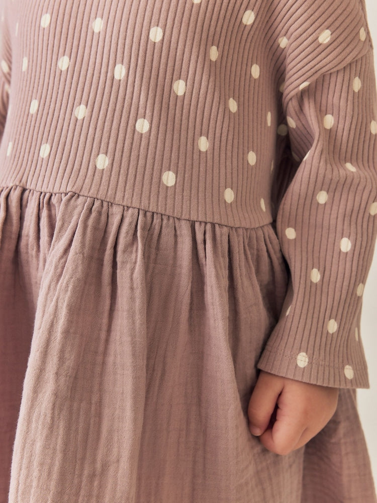 Brown Spot Long Sleeve Jersey