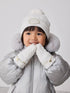 Baker by Ted Baker Ivory Cable Knit Heart Hat and Mittens Set