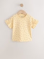 Neutral Pink Cat Short Sleeve T-Shirts 4 Pack (3mths-7yrs) - Size 3-6 Months (62-68cm)