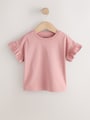 Neutral Pink Cat Short Sleeve T-Shirts 4 Pack (3mths-7yrs) - Size 3-6 Months (62-68cm)
