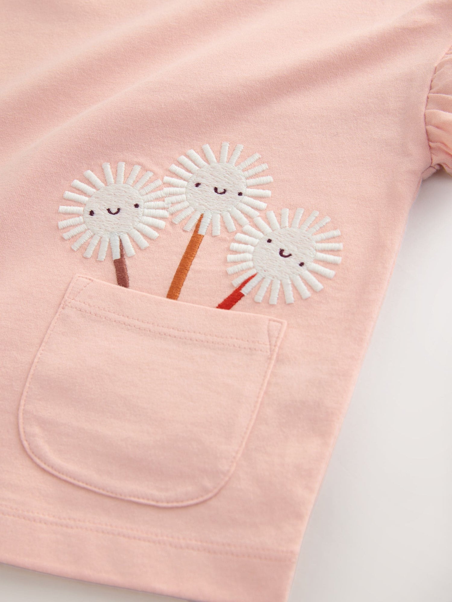 Neutral Pink Cat Short Sleeve T-Shirts 4 Pack (3mths-7yrs) - Size 3-6 Months (62-68cm)