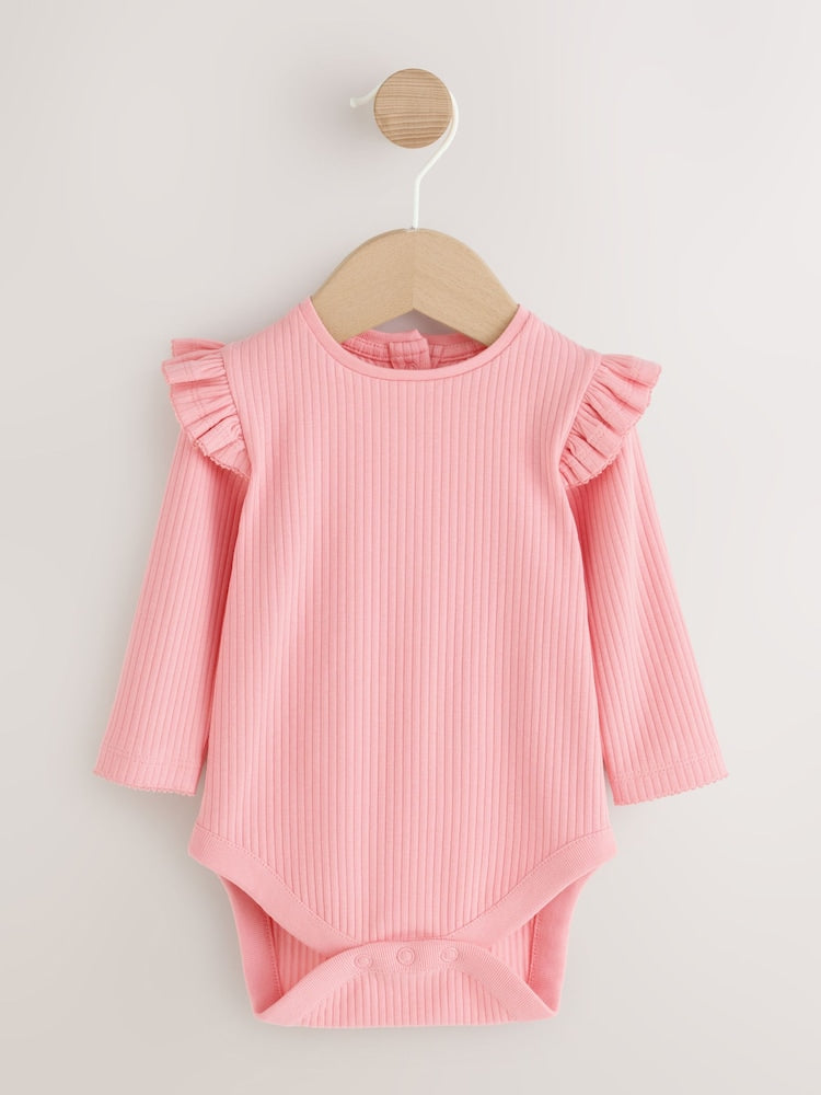Ecru Knit Baby Bodysuit &amp; Dungaree 2 Piece Set (0mths-2yrs)