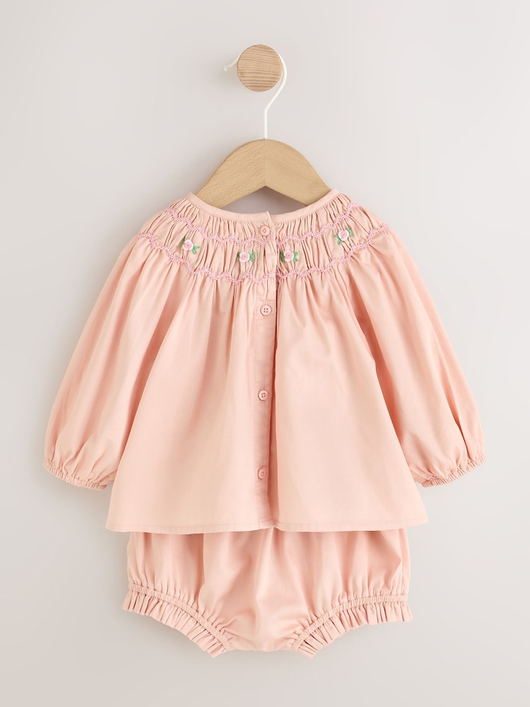 Pink Smock Woven