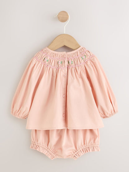 Pink Smock Woven