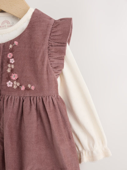 Chocolate Brown Floral