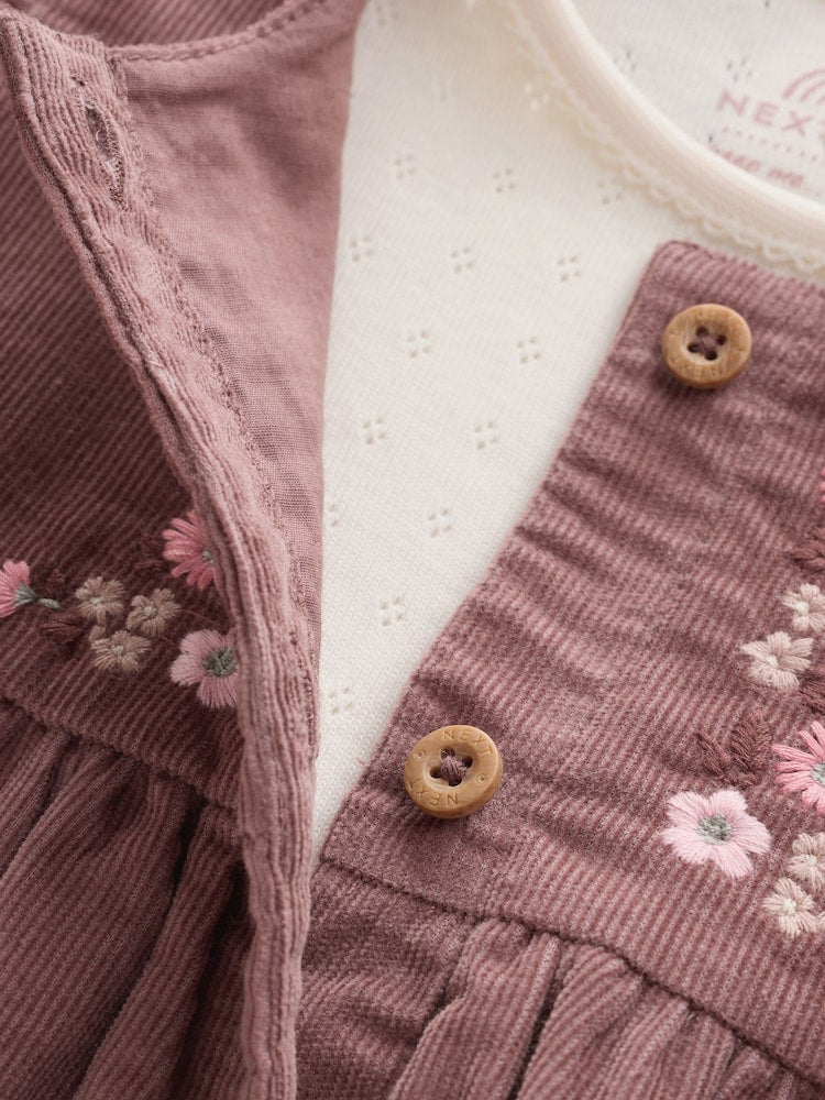 Chocolate Brown Floral