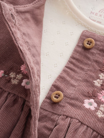 Chocolate Brown Floral