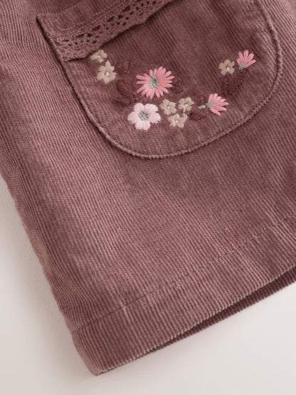 Chocolate Brown Floral