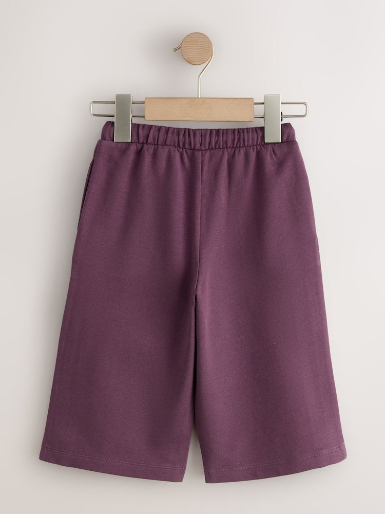 Burgundy Red Wide Leg Side Stripe Joggers (3mths-7yrs) - Size 3-6 Months (62-68cm)