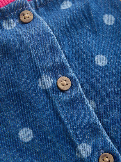 Animal Charcater Raglan Denim