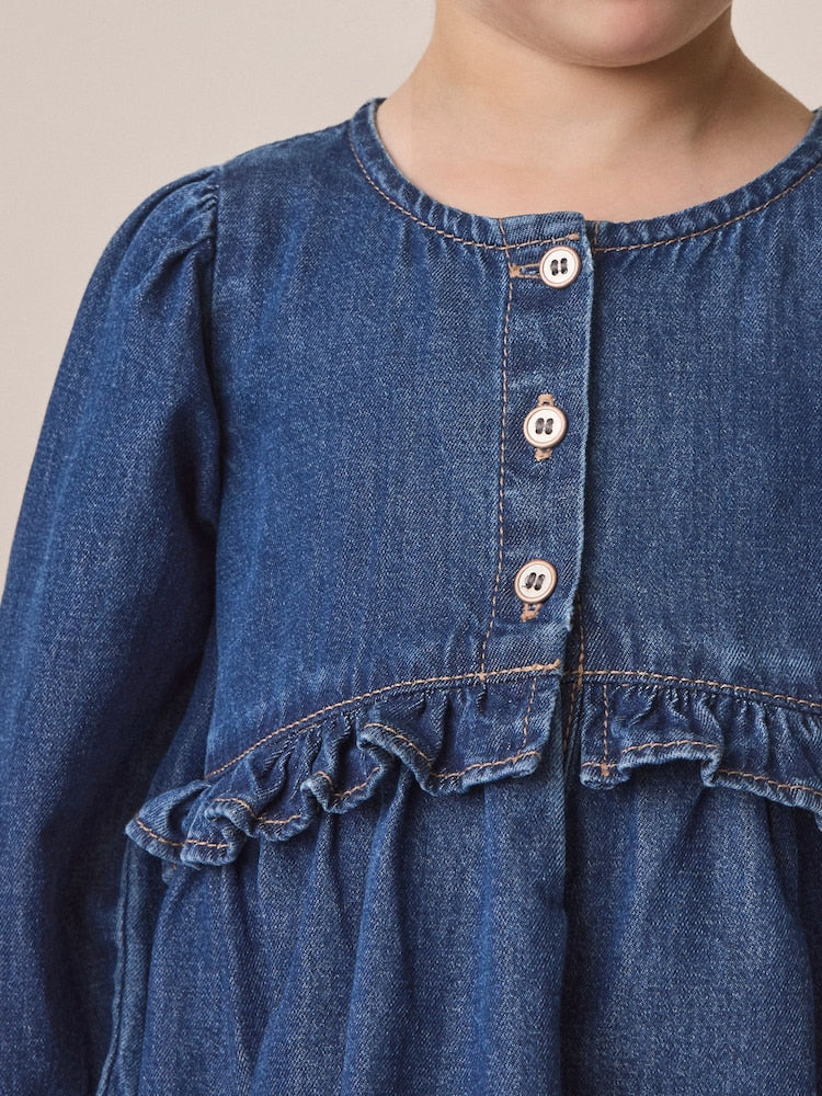 Blue Denim Long Sleeve Denim