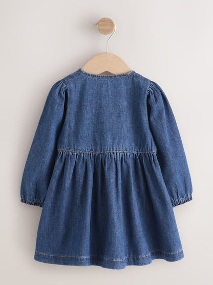 Blue Denim Long Sleeve Denim