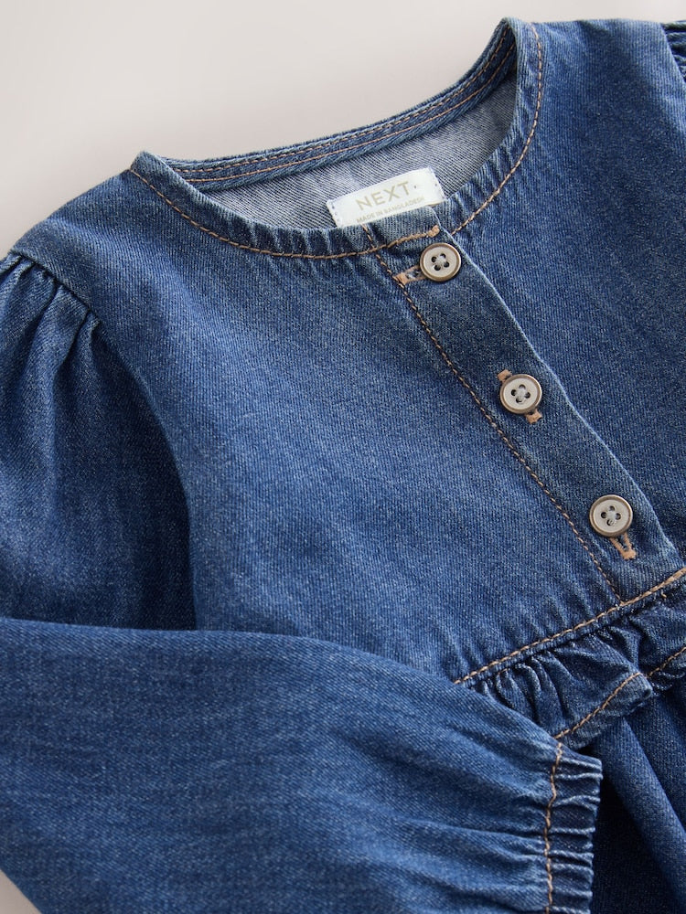 Blue Denim Long Sleeve Denim