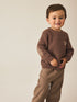 Brown Knitted Jumper and Wide Leg Trousers Set (3mths-7yrs)