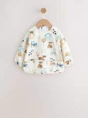 Neutral Weaning And Feeding Sleeved Bib - Size 6-12 Months (68-80cm)