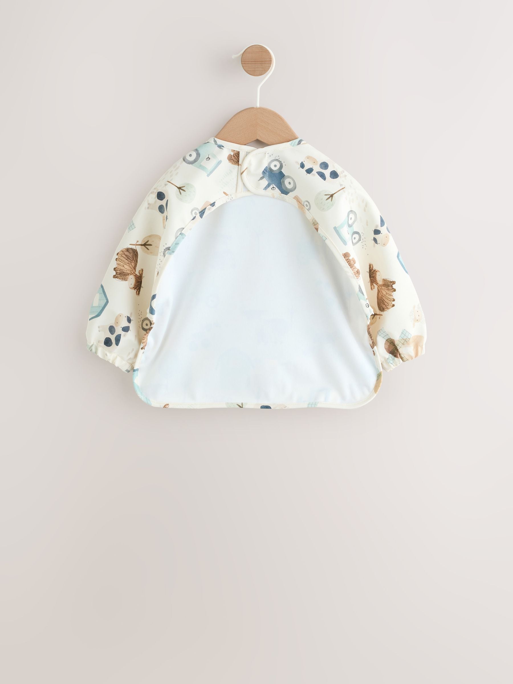 Neutral Weaning And Feeding Sleeved Bib - Size 6-12 Months (68-80cm)