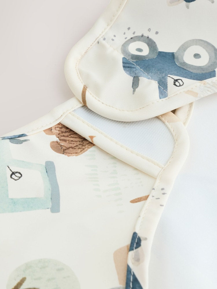 Neutral Weaning And Feeding Sleeved Bib - Size 6-12 Months (68-80cm)