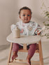 Mint Green Breakfast Club Weaning And Feeding Sleeved Bib - Size 6-12 Months (68-80cm)