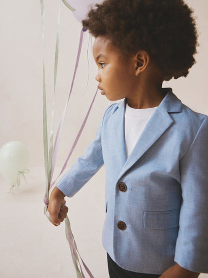 Blue Blazer (3mths-9yrs) - Blue / 12-18 Months (80-86cm)