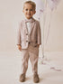 Pink Blazer Shirt Trousers and Bow Tie Set (3mths-9yrs) - Pink / 9 - 12 Months (74 - 80cm)