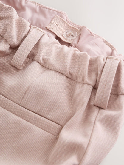 Pink Blazer Shirt Trousers and Bow Tie Set (3mths-9yrs)
