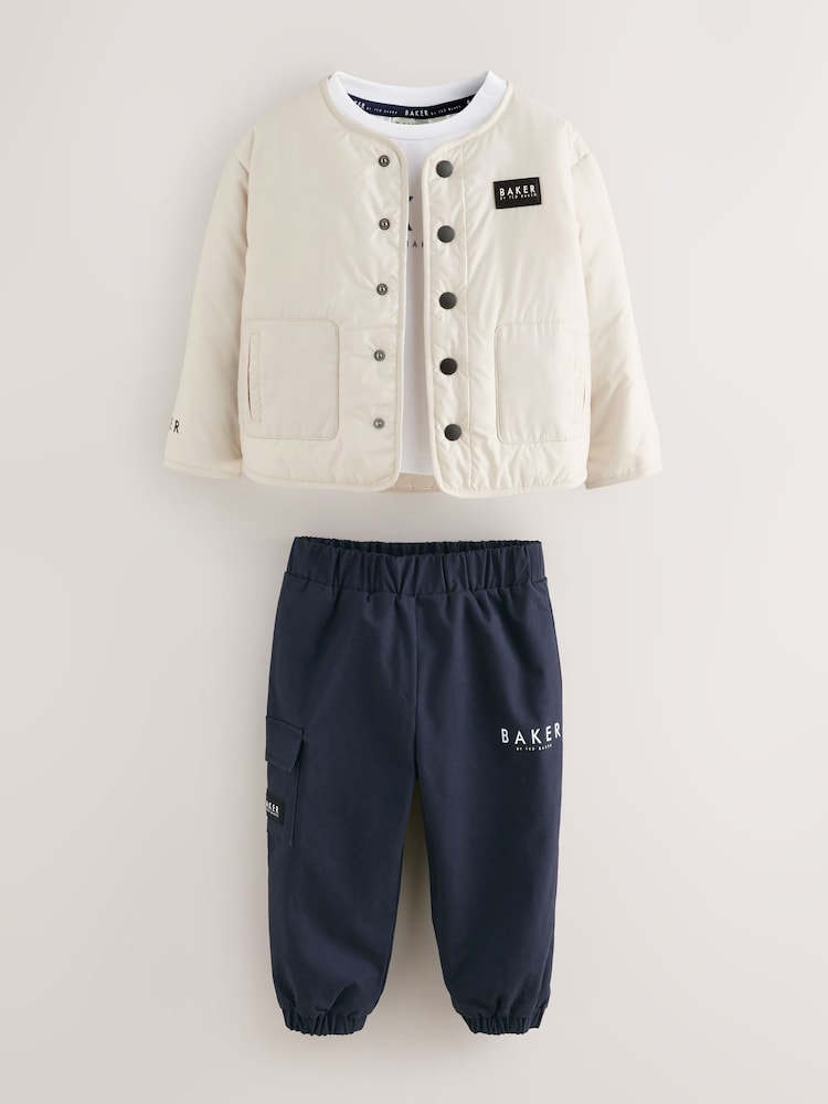 Baker by Ted Baker Bomber Jacket, T-Shirt and Joggers Set