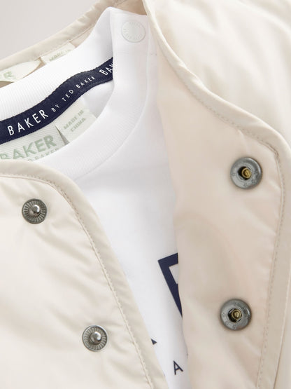 Baker by Ted Baker Bomber Jacket, T-Shirt and Joggers Set - Size Up To 3 Months (50 - 62cm)