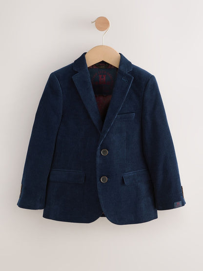 Navy Blue Corduroy Blazer (3-16yrs)