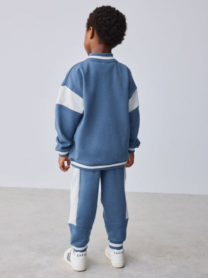 Baker by Ted Baker Blue Varsity Sweatshirt and Joggers Set