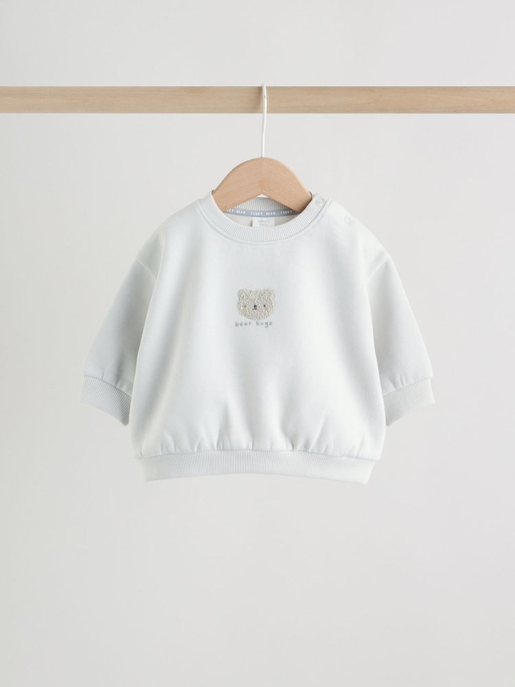 Grey Bear Sweat and Leggings Baby Set (0mths-2yrs)