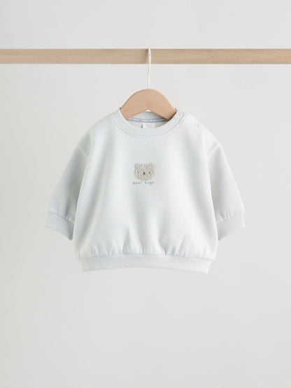 Grey Bear Sweat and Leggings Baby Set (0mths-2yrs)