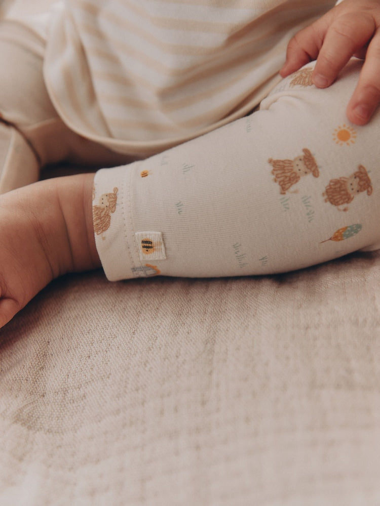 Neutral Hamish Top and Legging Baby Set (0mths-2yrs)