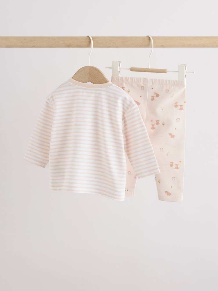 Neutral Hamish Top and Legging Baby Set (0mths-2yrs)
