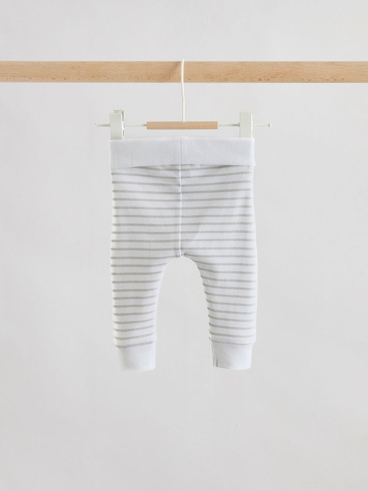 White Jersey Jacket Bodysuit and Leggings 3 Piece Baby Set (0mths-2yrs)