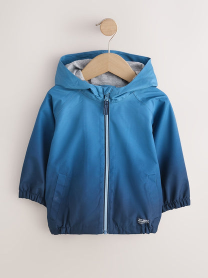 Ombre Blue Waterproof Cagoule Jacket (3mths-7yrs) - Size 3-6 Months (62-68cm)