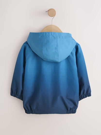 Ombre Blue Waterproof Cagoule Jacket (3mths-7yrs) - Size 3-6 Months (62-68cm)