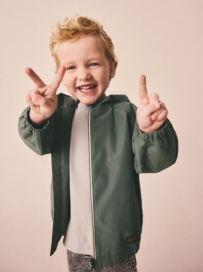 Sage Green Waterproof Cagoule Jacket (3mths-7yrs) - Size 3-6 Months (62-68cm)