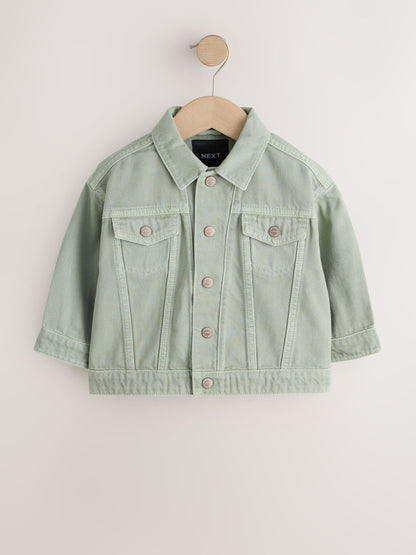Sage Green Jacket (3mths-10yrs) - Size 3-6 Months (62-68cm)