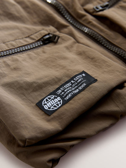 Brown Lightweight Utility Jacket (3mths-7yrs) - Size 3-6 Months (62-68cm)