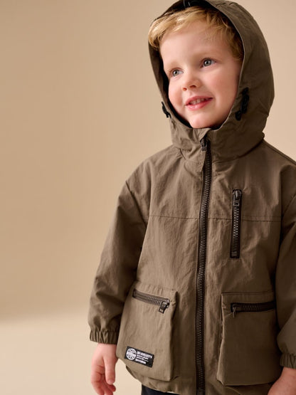 Brown Lightweight Utility Jacket (3mths-7yrs) - Size 3-6 Months (62-68cm)