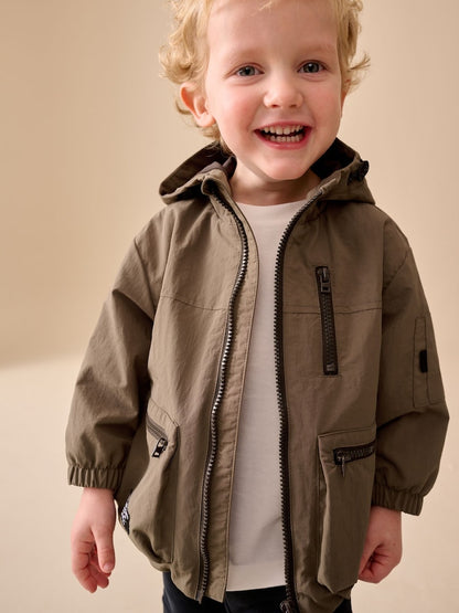 Brown Lightweight Utility Jacket (3mths-7yrs) - Size 3-6 Months (62-68cm)