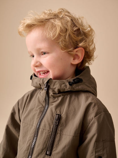 Brown Lightweight Utility Jacket (3mths-7yrs) - Size 3-6 Months (62-68cm)